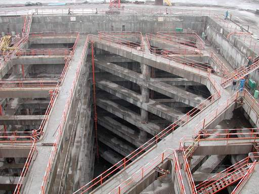 200202南汊悬索桥北锚已经完成的支撑 润扬大桥-2002(图4)