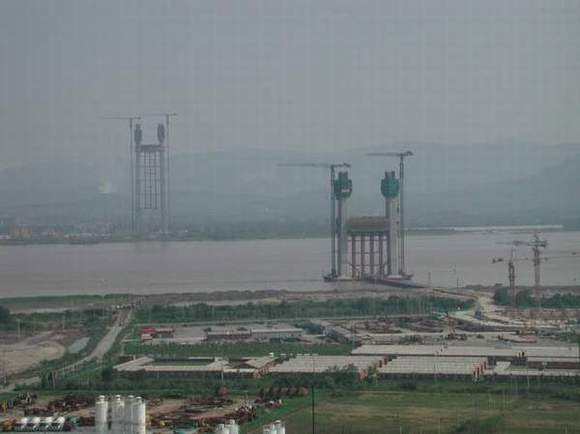 200205南汊悬索南北塔远眺 润扬大桥-2002(图10)
